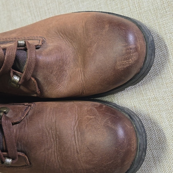 Women's Sorel Dark Brown Water Proof Leather Boots sz 7.5 - Picture 5 of 9